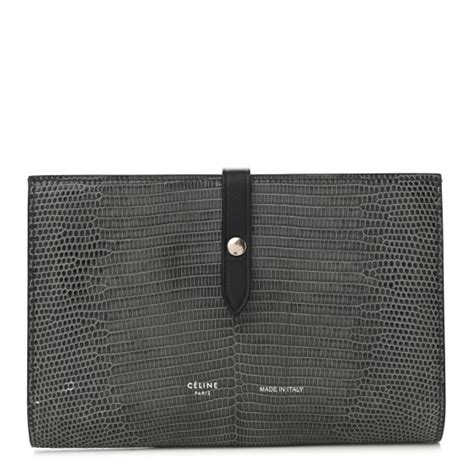 celine folded multifunction wallet|celine lizard wallet.